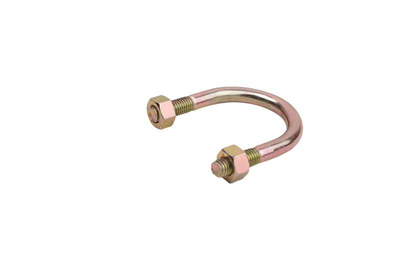 A hex nut is made of grade 2 carbon steel.